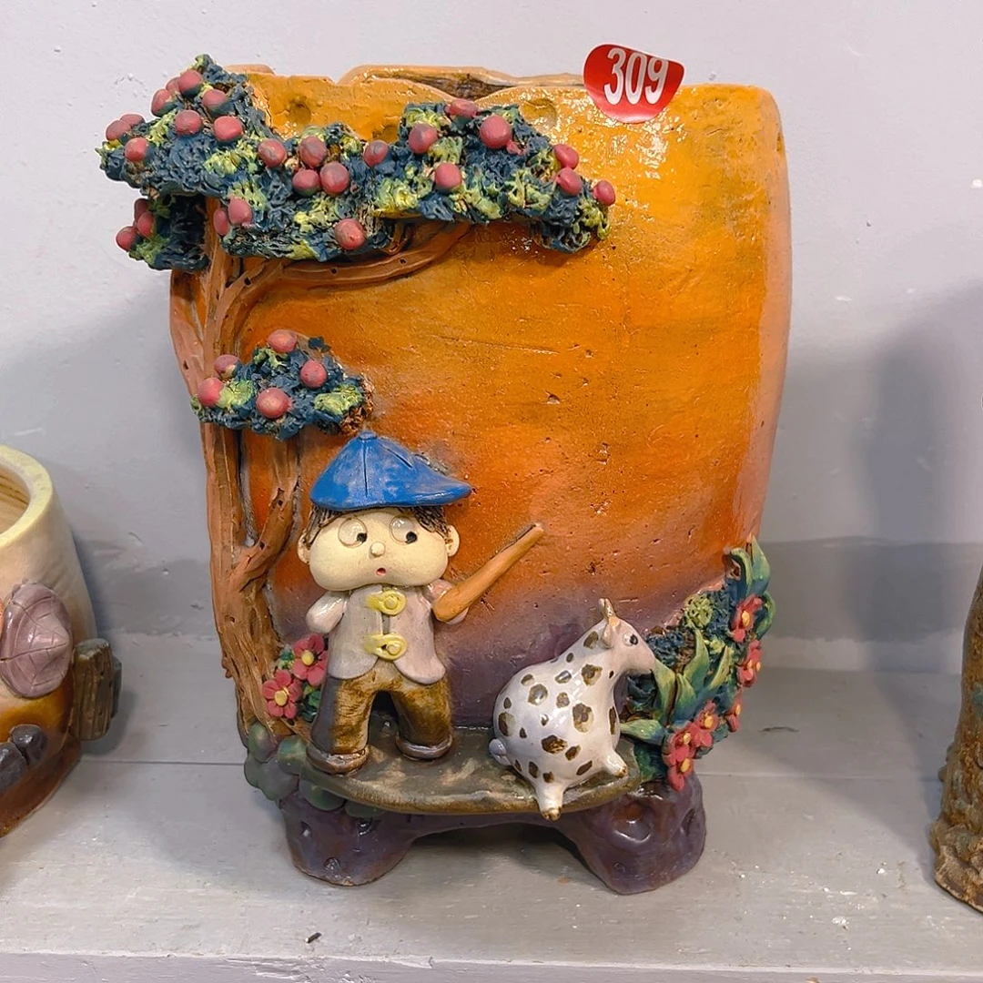 11 号陶然花盆多肉花器厂家直销