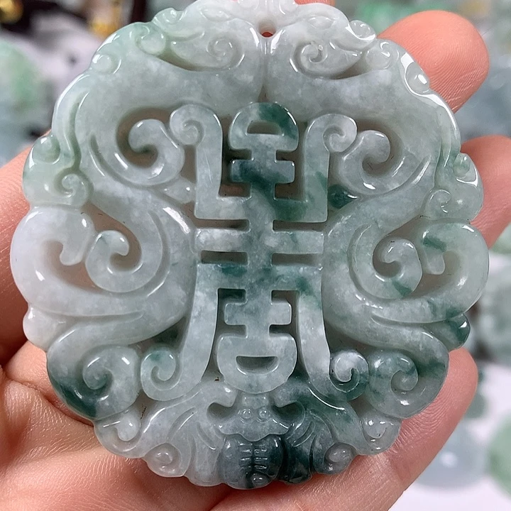 翡翠未镶嵌颈饰仿古龙行天下福利