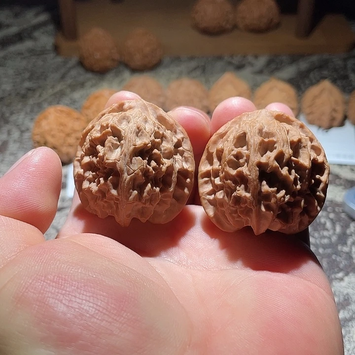 阿***宿桃核吊坠苹果园核桃