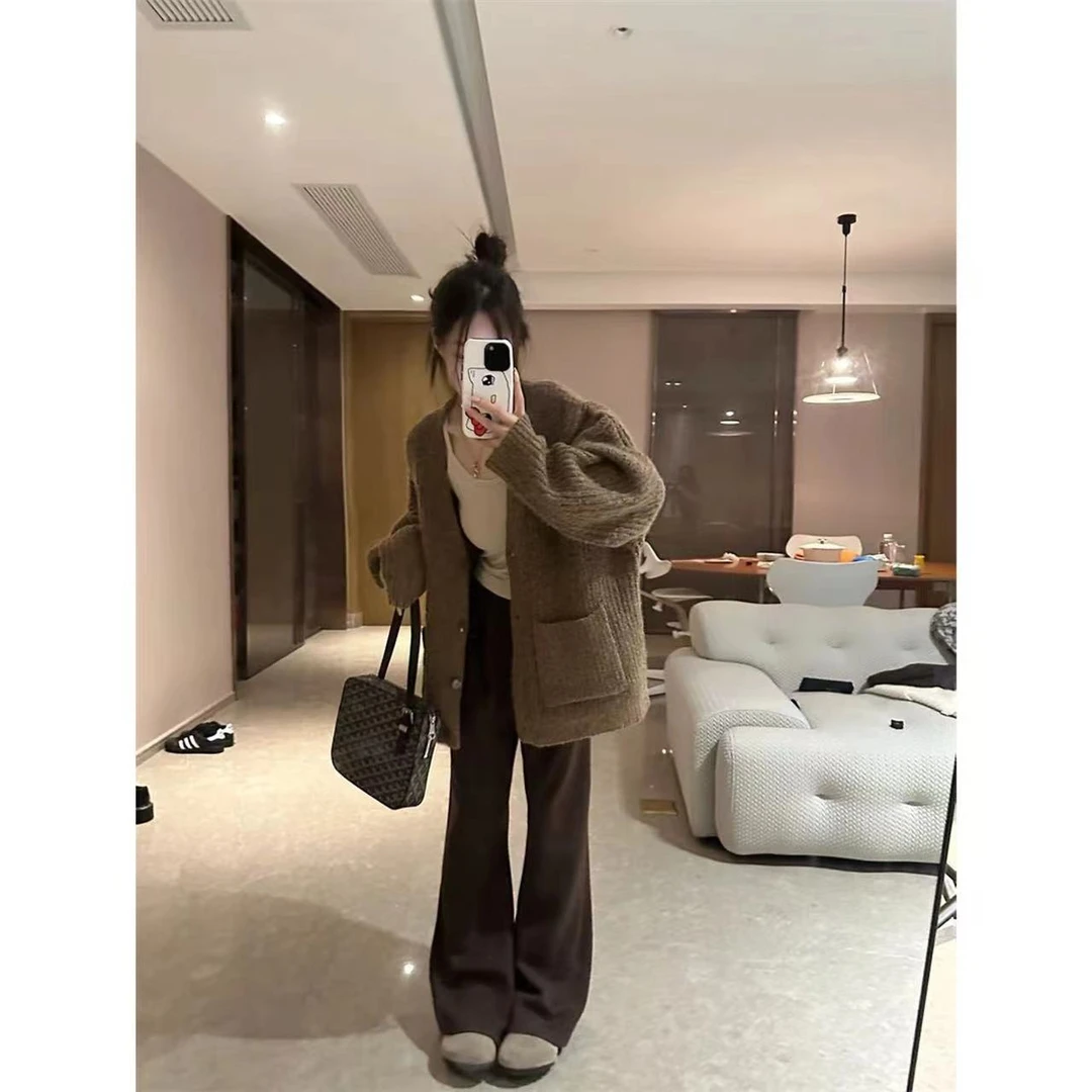 徐秋阳 琥珀 时尚简约百搭舒适简约设计款休闲裤10171