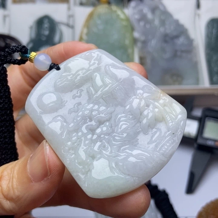 翡翠未镶嵌挂件翡翠