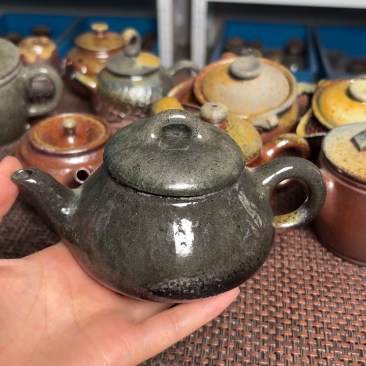 茶杯紫砂长*弓大汉唐壶