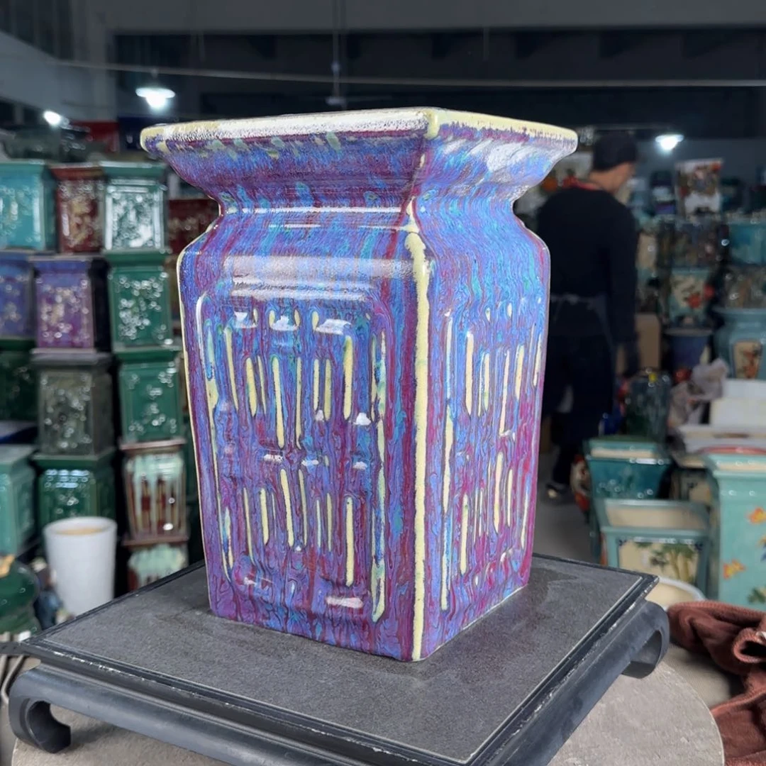 一风堂石湾花盆。微瑕