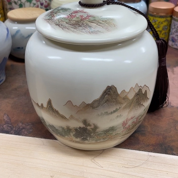 陶瓷罐茶叶罐密封罐储物罐