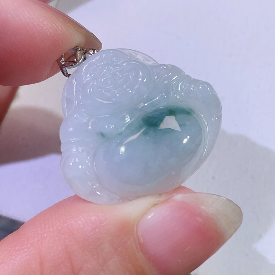 颈饰未镶嵌翡翠佛公