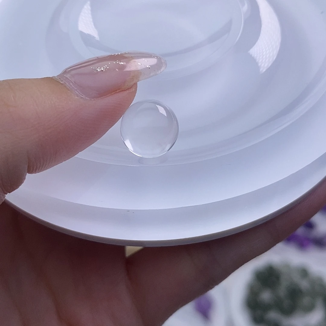 天然水晶定制打孔不退不换未镶嵌水晶贝****a