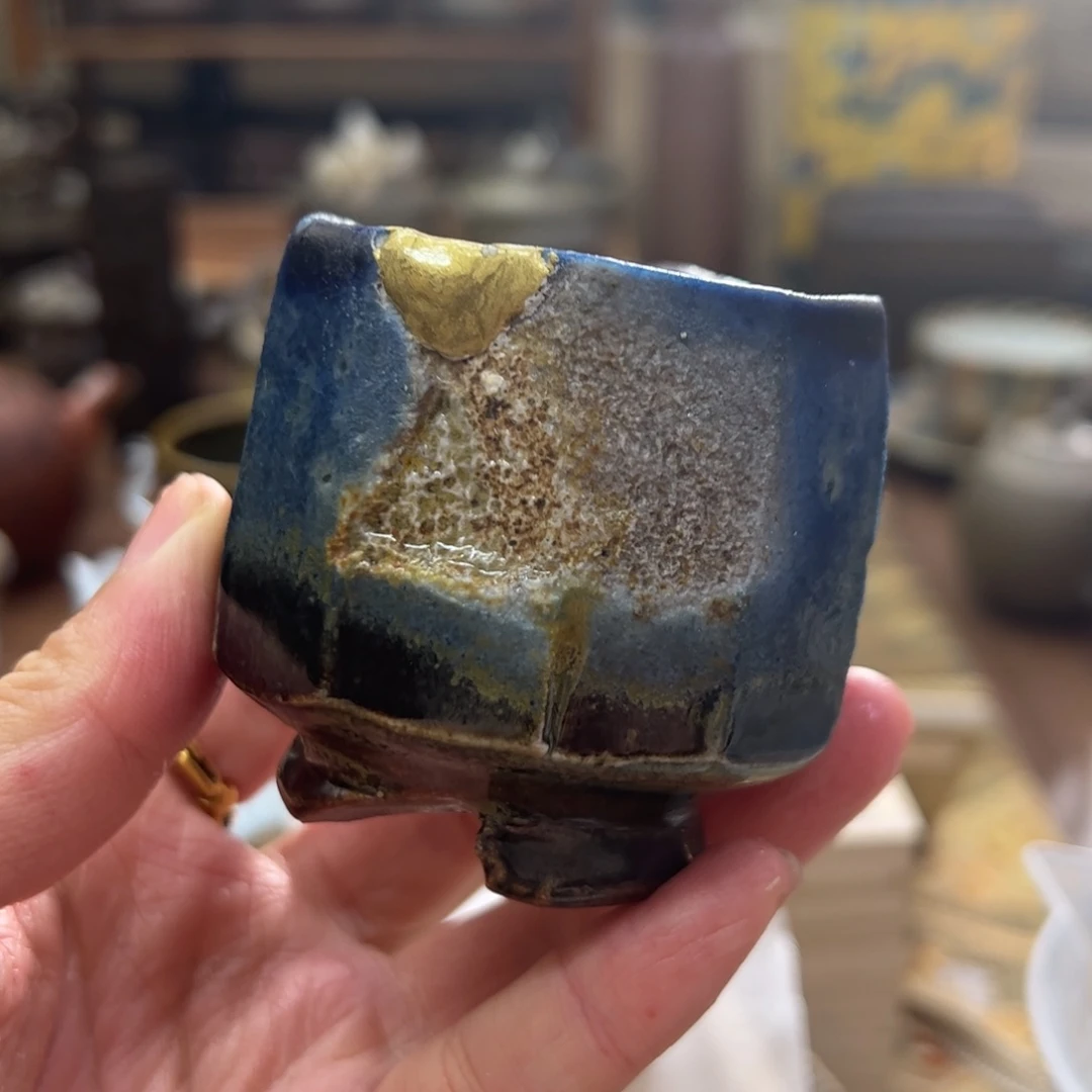 这***法马场备前烧主人杯