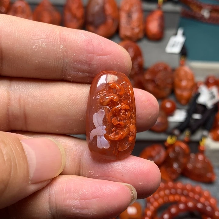 吊坠(不含链)未镶嵌南红玛瑙