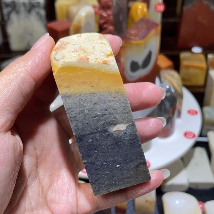 寿山石印石素章印章