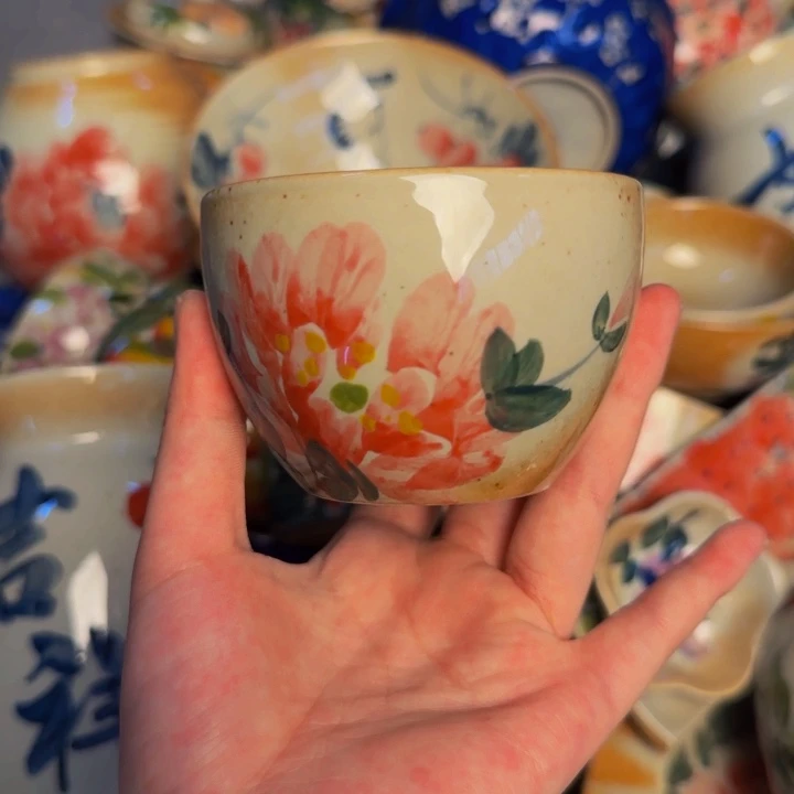 瓷片景德镇陶瓷手工手绘