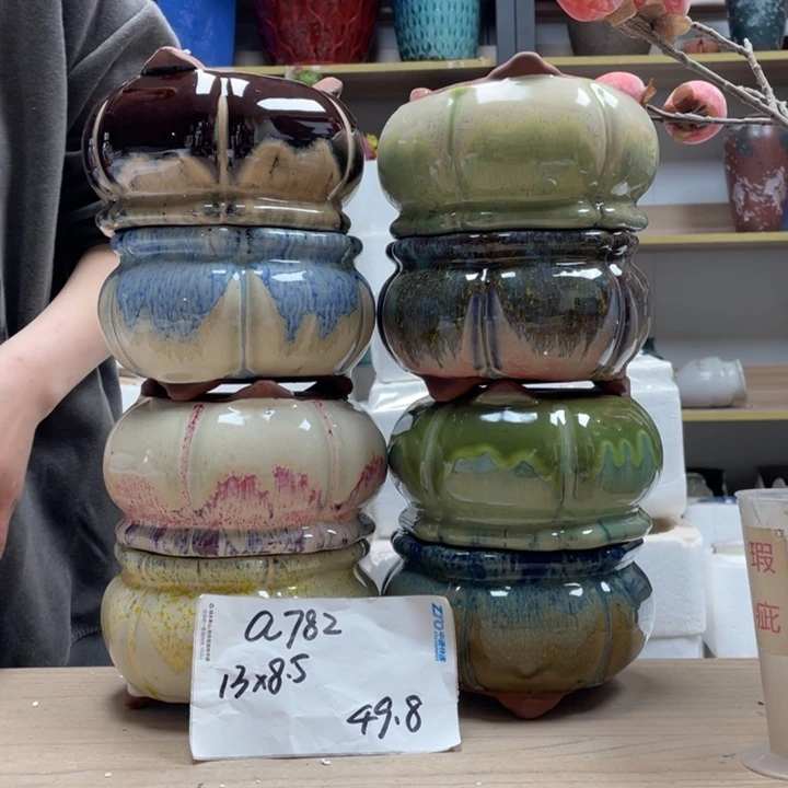 粗陶多肉花盆微瑕782