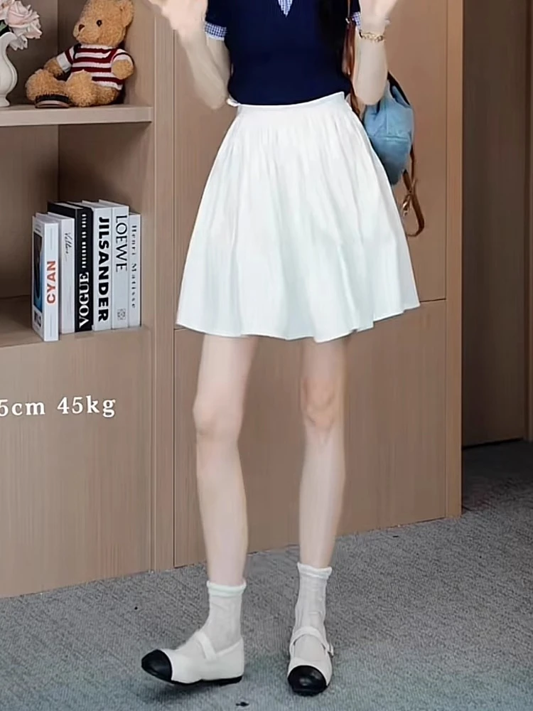 OUDOCKE女装鸥鸥同款法式小香风蓬蓬裙小个子半身裙设计感短裙子