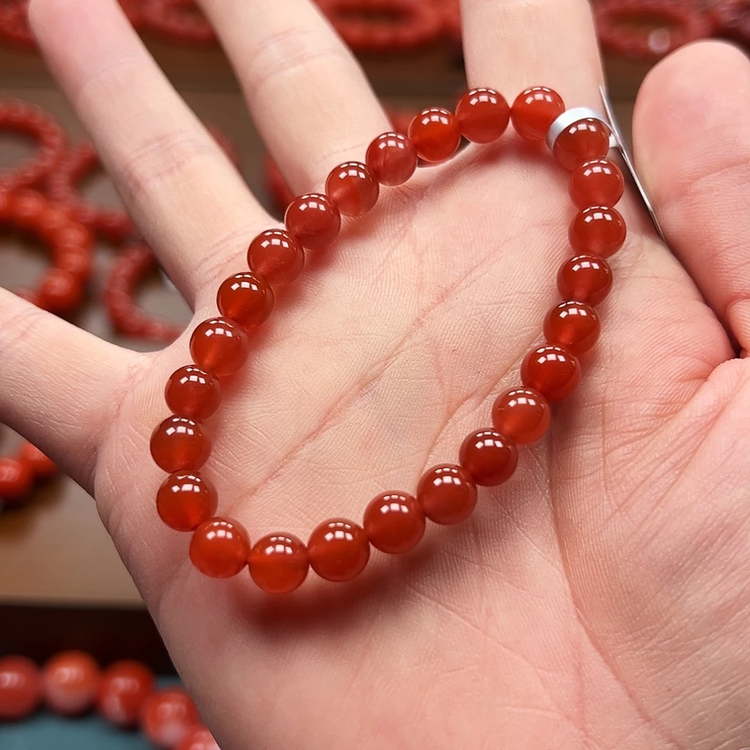 南红玛瑙未镶嵌手串
