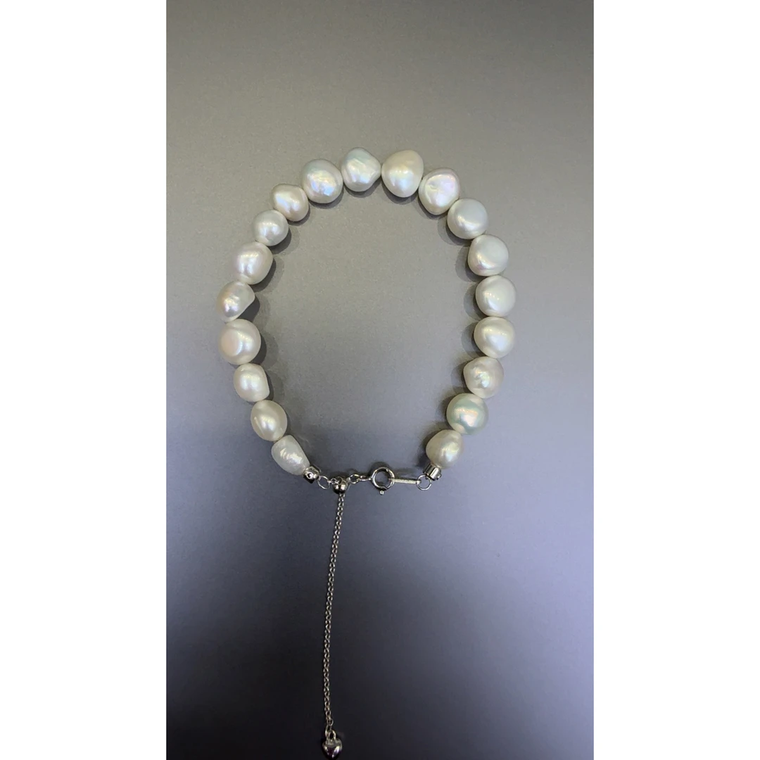 馨选白巴洛克手链纯天然不规则介意勿拍【多样性发货】9889