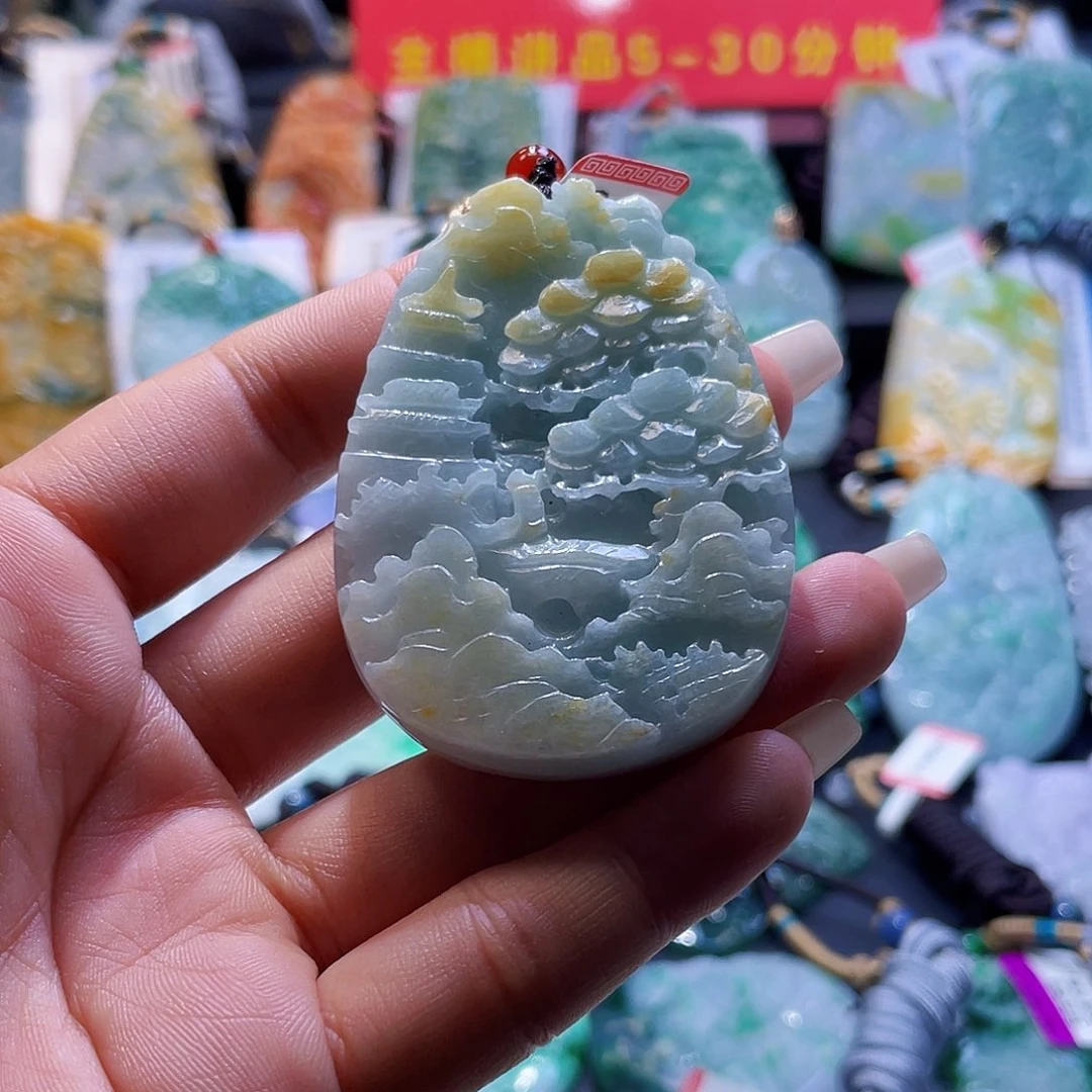 颈饰未镶嵌翡翠一