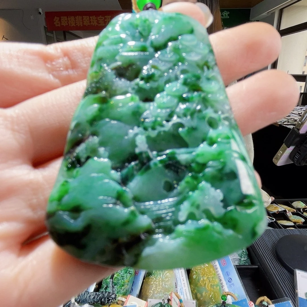 颈饰未镶嵌翡翠翡翠