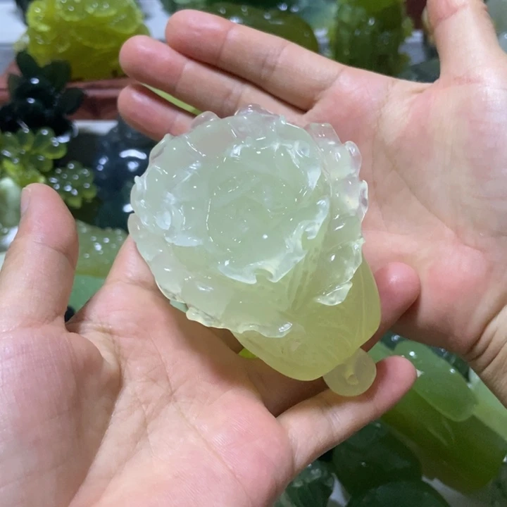 【闪购商品】未镶嵌蛇纹石玉把件.****.