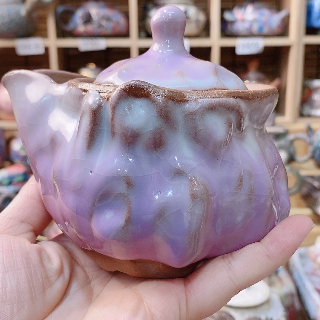 粗陶志野柴烧茶器