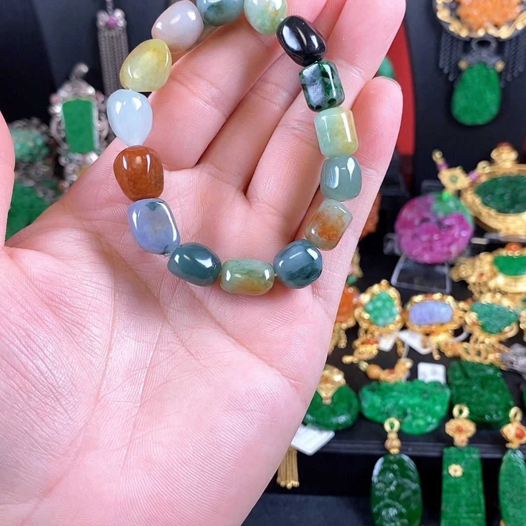翡翠未镶嵌手链手链