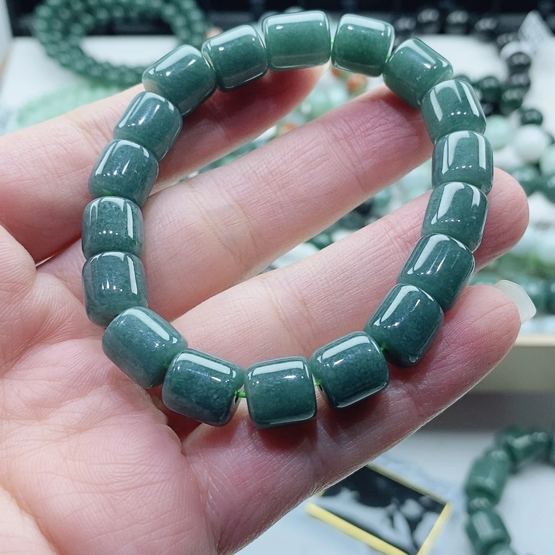 翡翠未镶嵌毛衣链