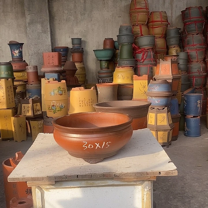 紫砂花盆紫砂花盆