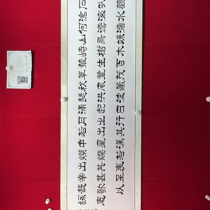 书法赵玉华老师现场书写