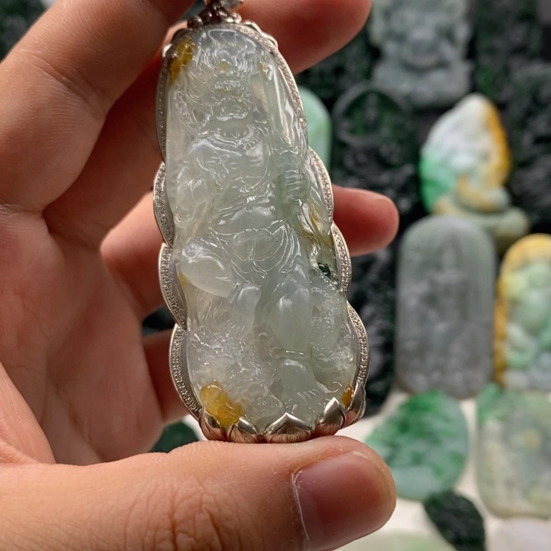 未镶嵌定制翡翠天然翡翠A货大黑天