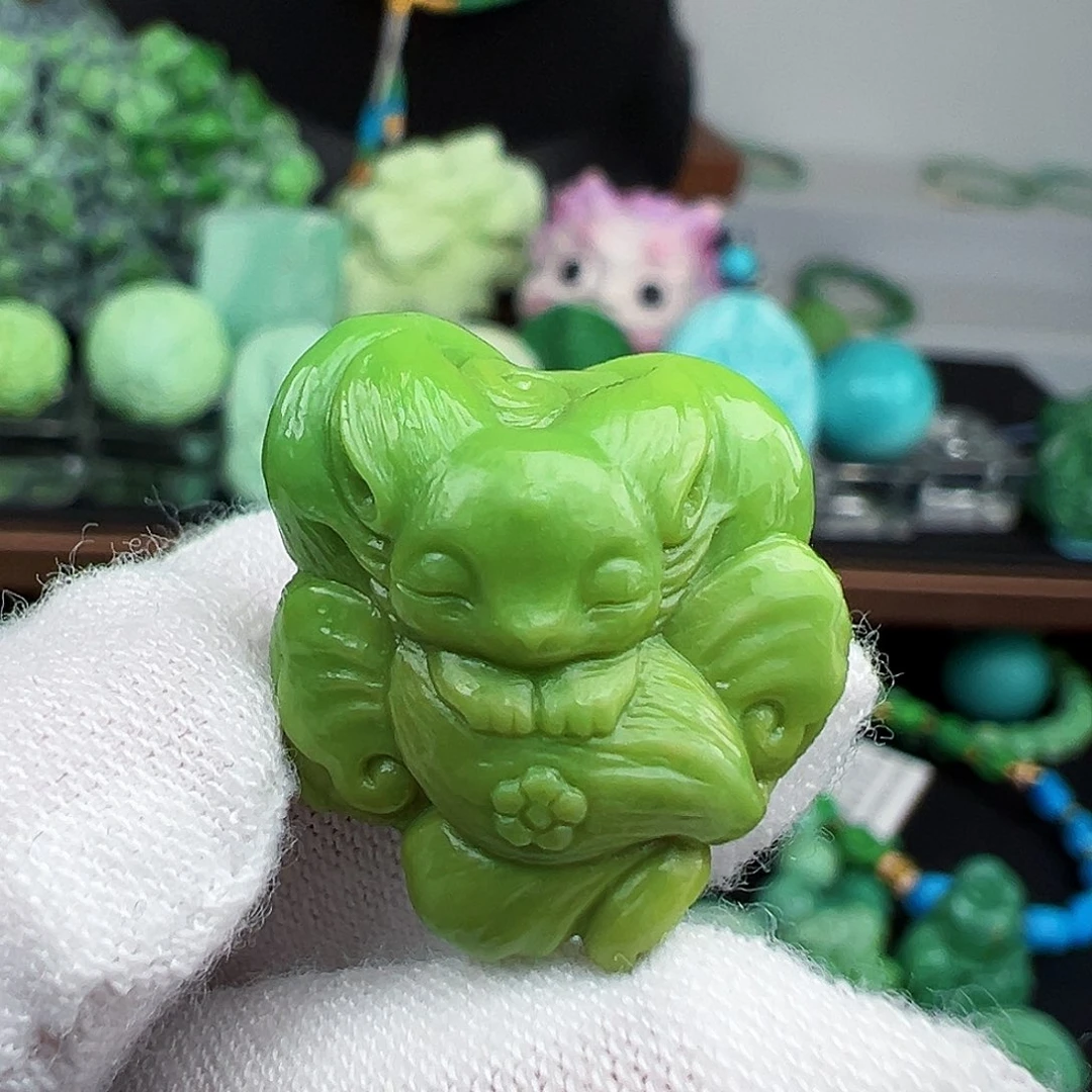 绿松石未镶嵌绿松石主播璐璐