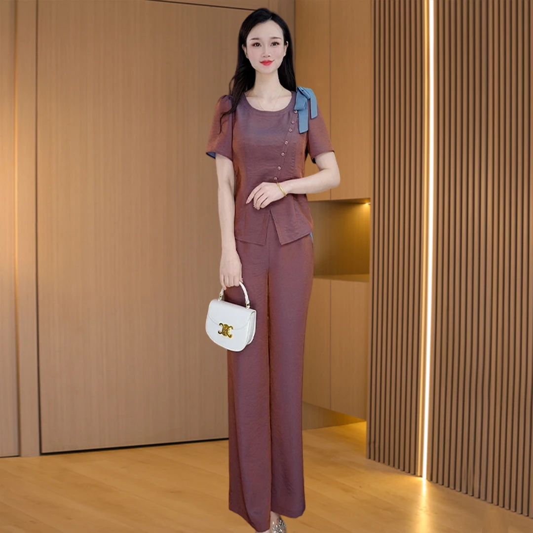 冰丝职业套装女夏装2025新款爆款高级感减龄