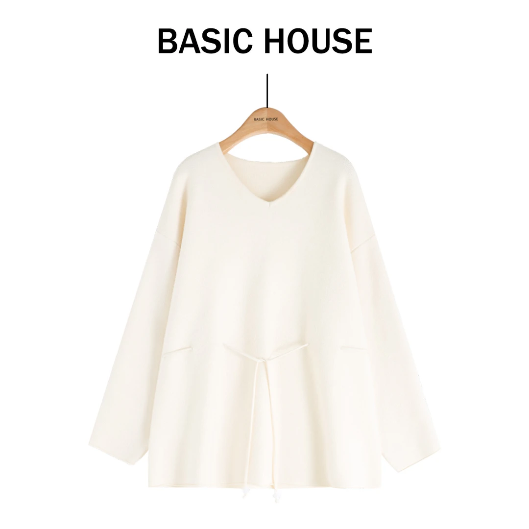 Basic House/百家好气质时尚轻奢针织毛衣B1385B530O2-1