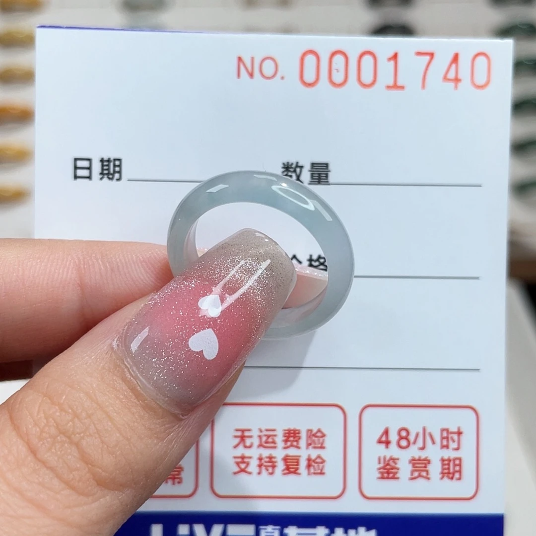 翡翠戒指未镶嵌翡翠戒指13港