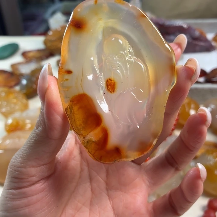 玛瑙/玉髓未镶嵌吊坠(不含链)