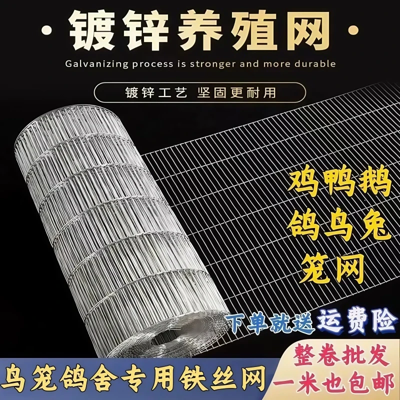 镀锌网片电焊网片镀锌铁丝网养殖铁网网格狗笼货架镀锌钢隔离防护