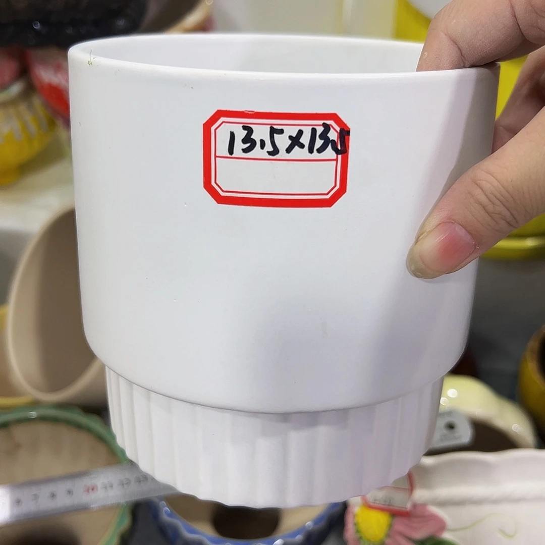 外贸尾单陶瓷花盆凑单10米包邮