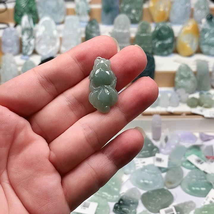 吊坠(不含链)未镶嵌翡翠20金鱼