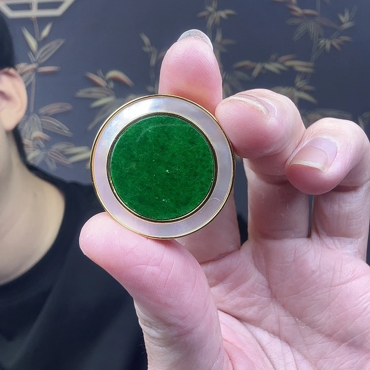 翡翠吊坠(不含链)银S925镶嵌水*特价 有白点 新年