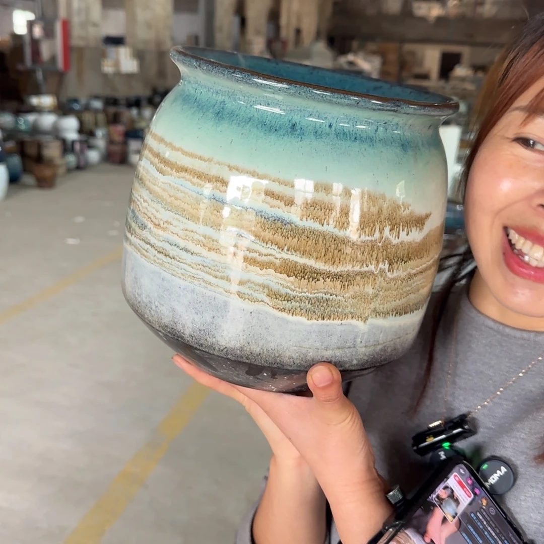 王嫂花盆1112-397高23口21