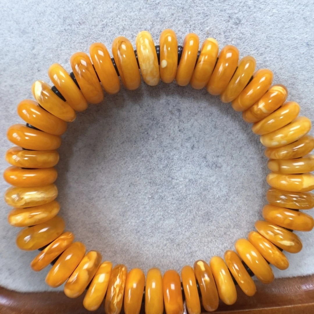 蜜蜡未镶嵌手串蜜蜡