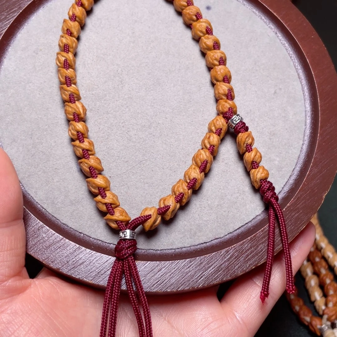 柏香籽/百香籽吊坠蛇骨手持配饰