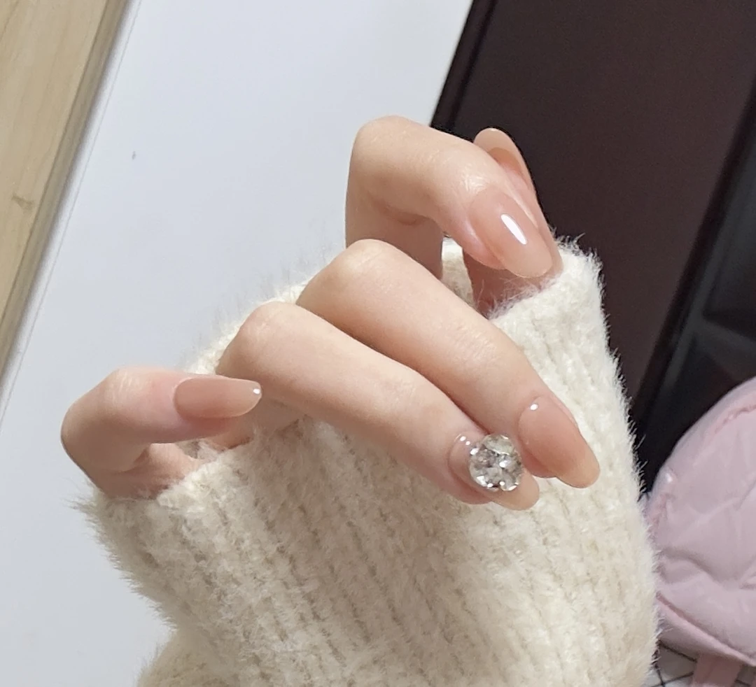 【预售六指】阿福纯手工穿戴甲·显白融肤百搭穿戴甲