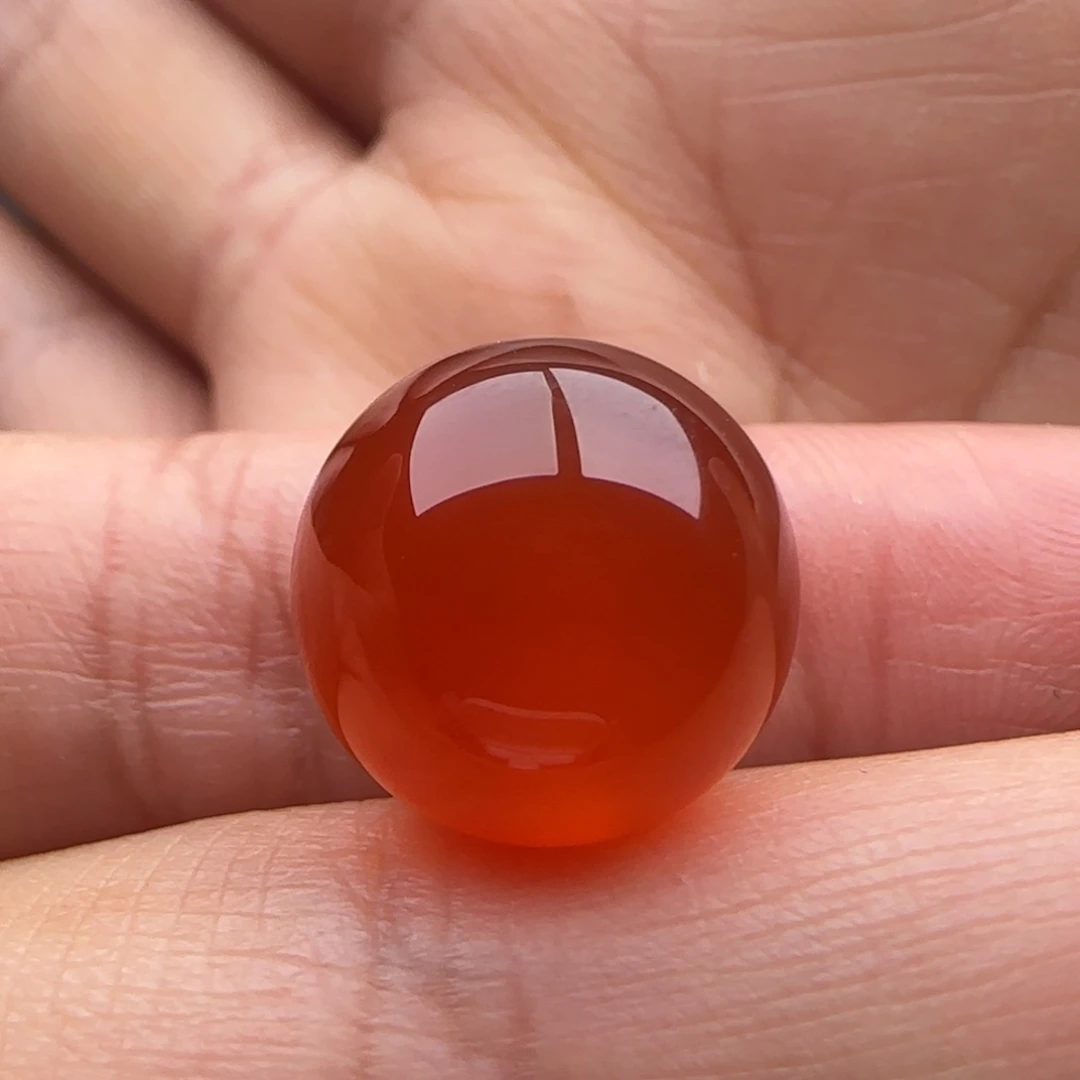 南红玛瑙圆珠14.2未镶嵌