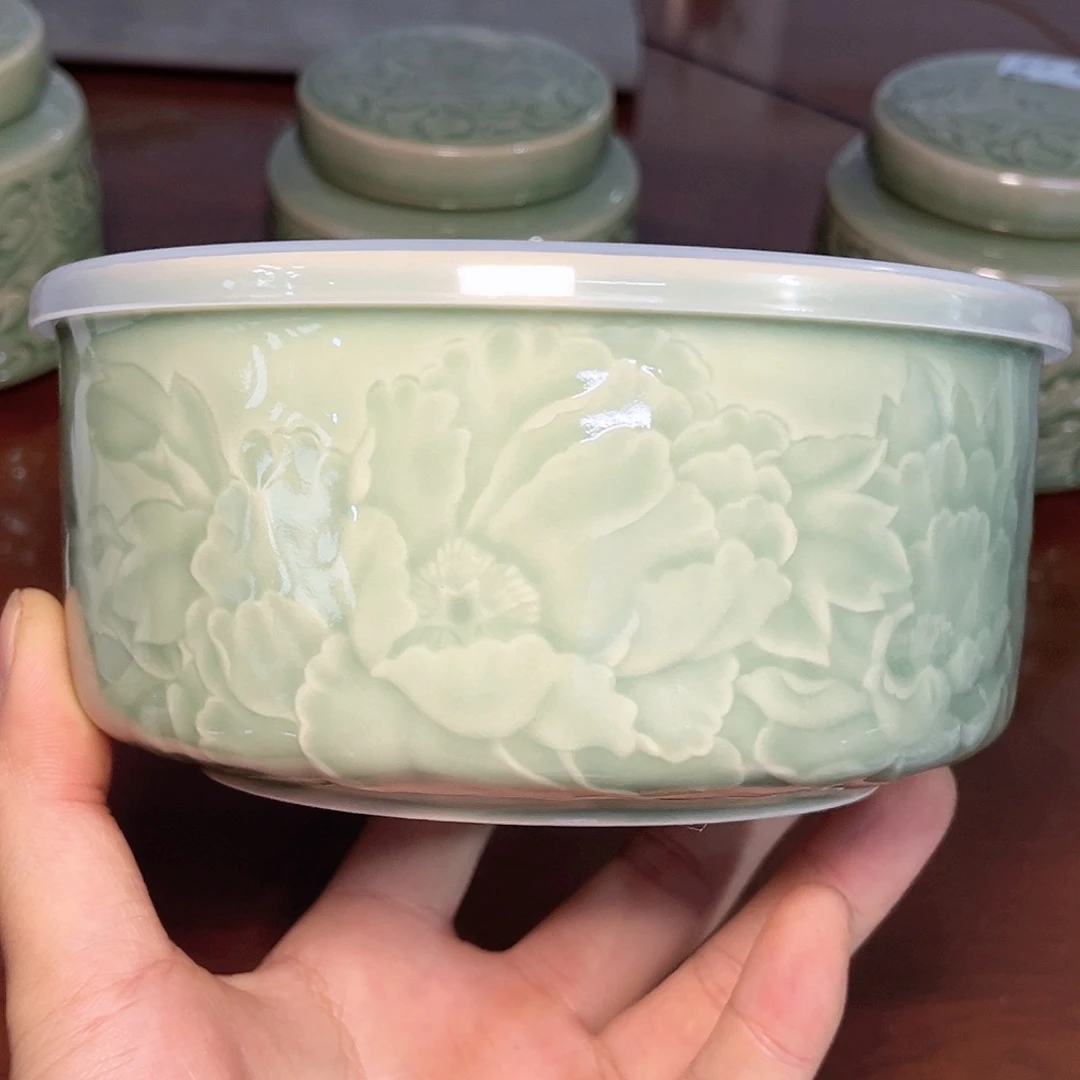 瓷微瑕 大号保鲜盒 1 只