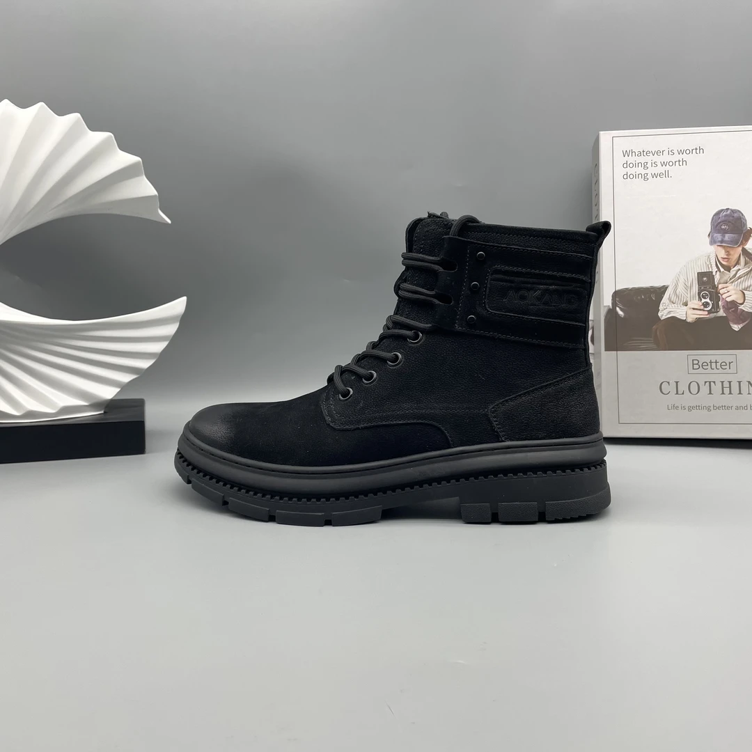 男鞋休闲马丁靴Y2-13013（1号）薄绒