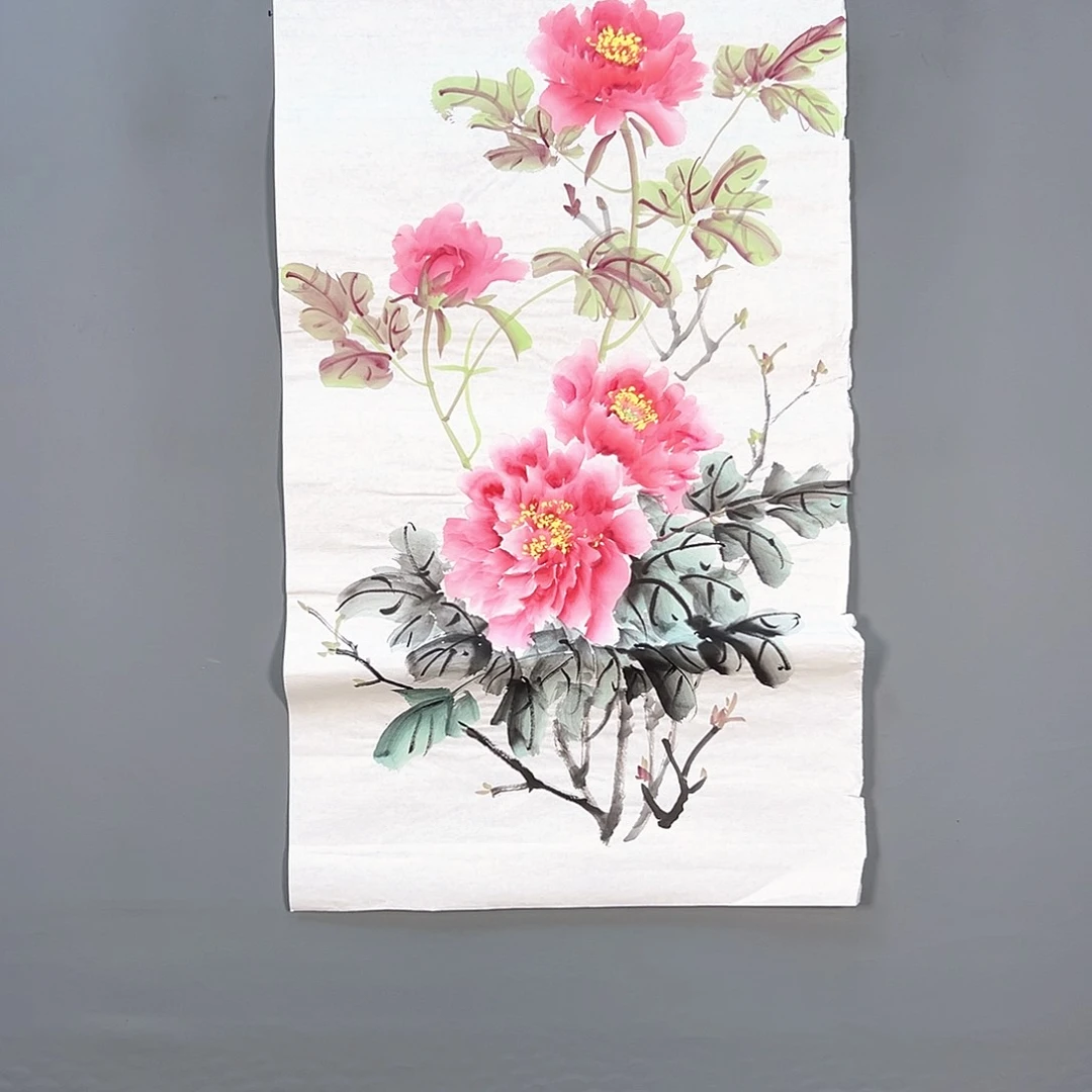 国画222 花鸟和蝴蝶都可以在
