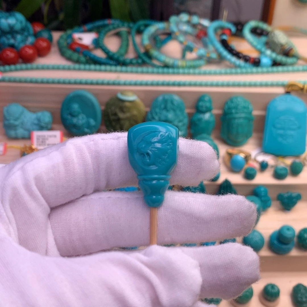 绿松石珠宝半成品未镶嵌