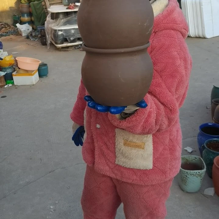 红陶口18高16瑕疵两