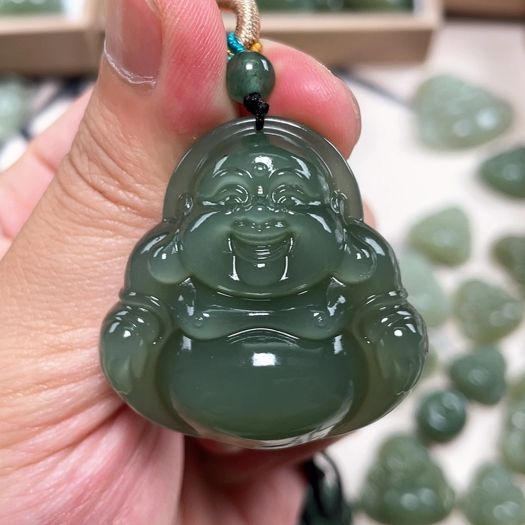 和田玉未镶嵌吊坠(不含链)微瑕40