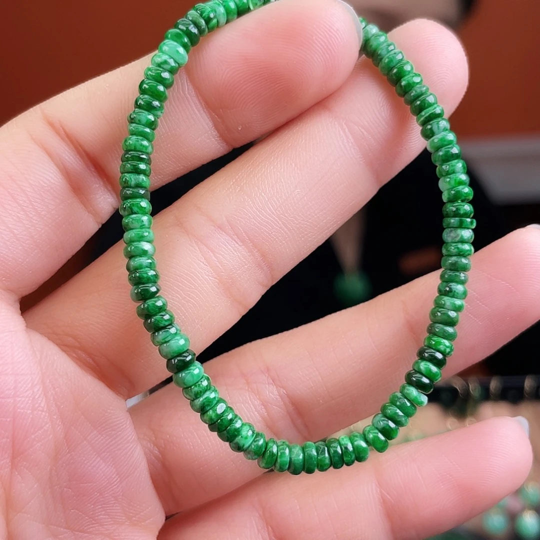 翡翠未镶嵌耳饰饰品