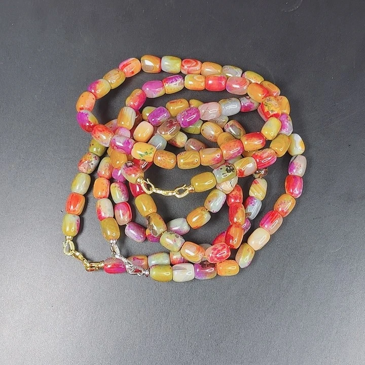 玛瑙项链未镶嵌丅60健忘石老玛瑙项链发其一