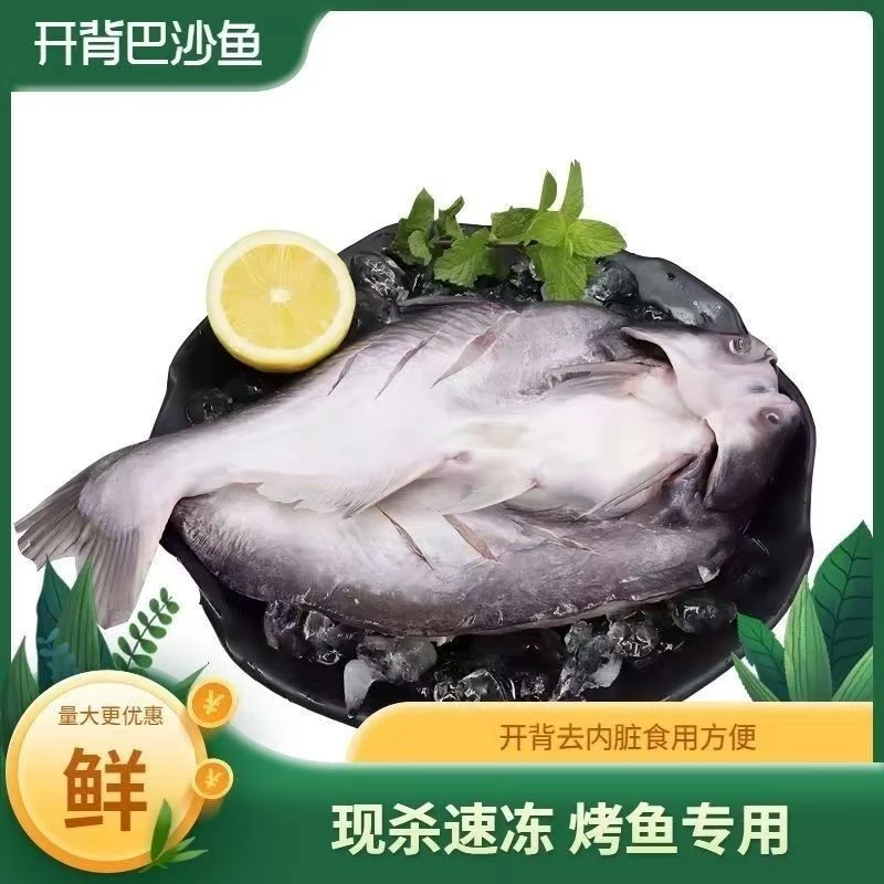 【顺丰包邮】新鲜速冻开背巴沙鱼淡水鱼烤鱼